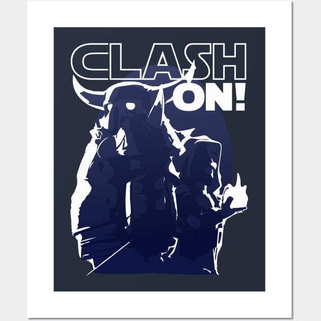 Clash On with Pekka and Wizard Wall Art by Joker & Angel